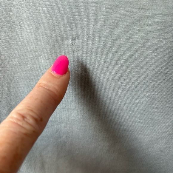 NWT Eileen Fisher Fine Tencel Jersey Scoop Neck Slim Shell  Large Dawn Blue - Picture 7 of 7